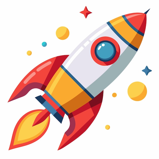 rocket clipart cartoon Illustration drawing