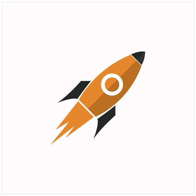 Rocket jet logo design