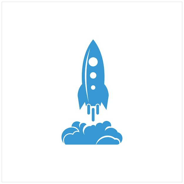 Rocket jet logo design