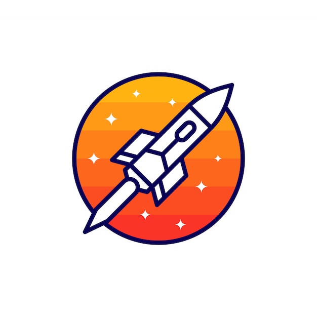 Rocket logo design concept