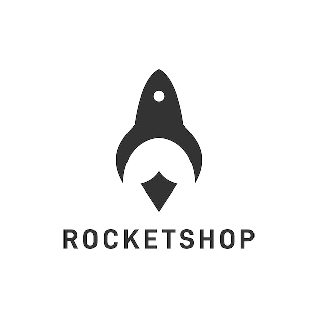 Rocket Logo Design Icon Template