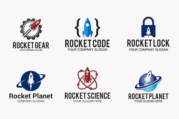 rocket logo design