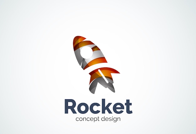 Rocket logo template