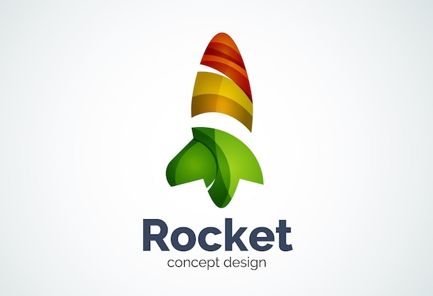 Rocket logo template