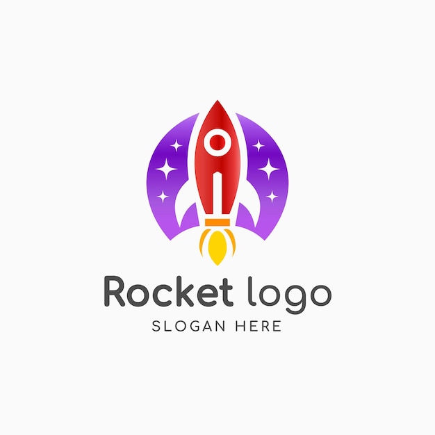 Rocket logo template