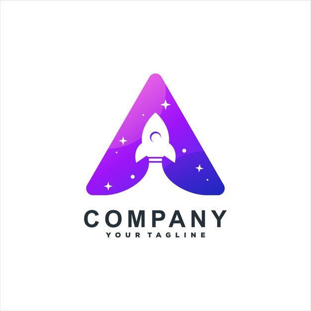 Rocket logo template