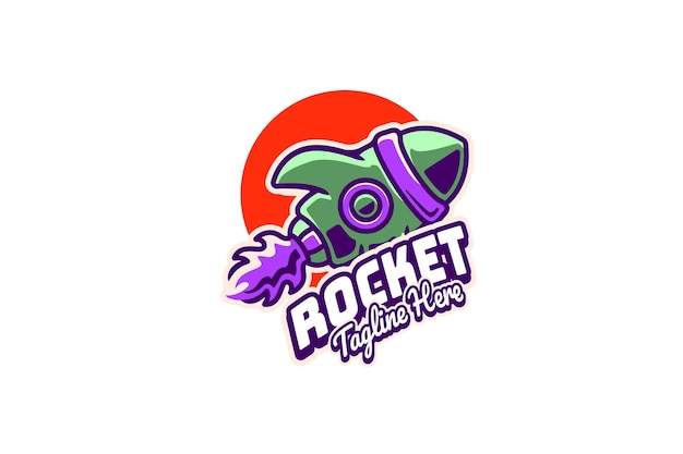 Rocket Mascot Logo