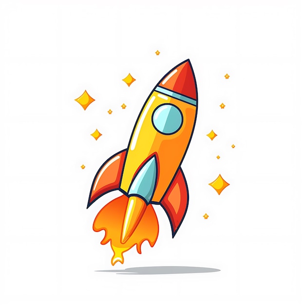 Rocket SVG Vector Illustration