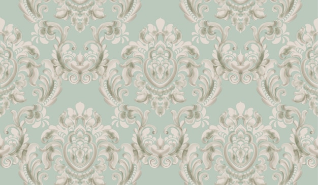 Vector rococo texture pattern