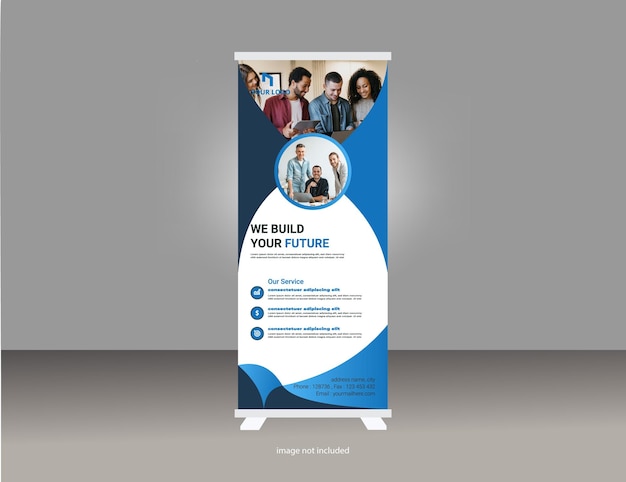 Roll Roll up banner design template modern xbanner Roll up design golf competition roll up banner