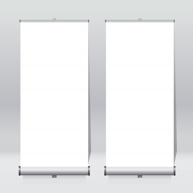 Roll up banner design template