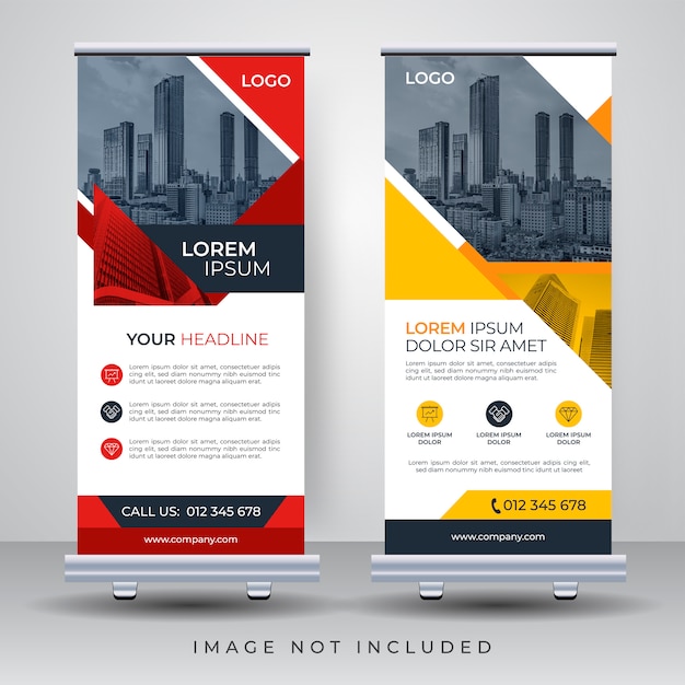 Roll Up Banner Design Template