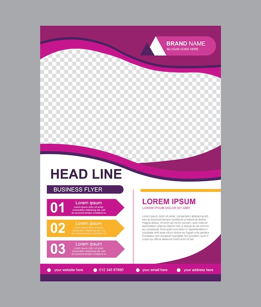 Roll up banner stand Modern Vertical Flag Banner Design with abstract background can be