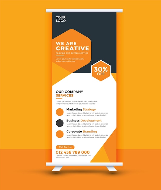 Roll up template design