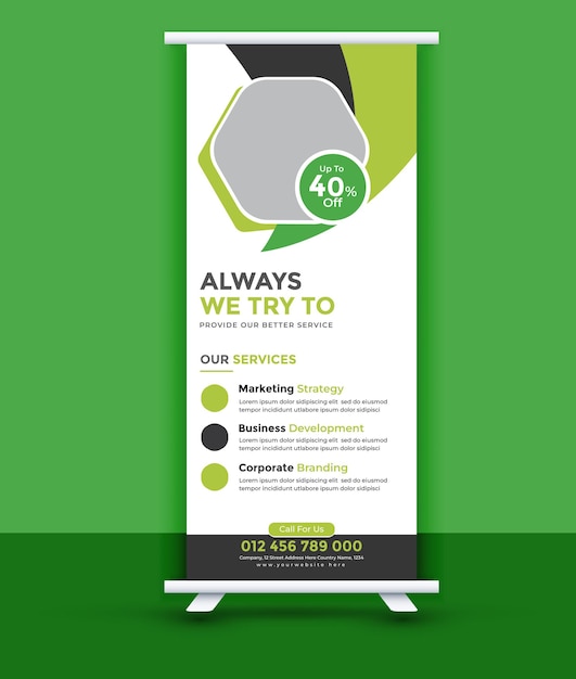 Roll up template design