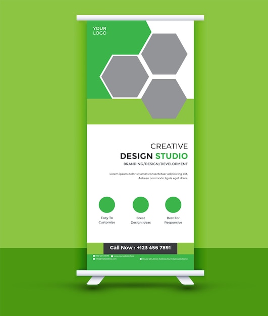 Roll up template design