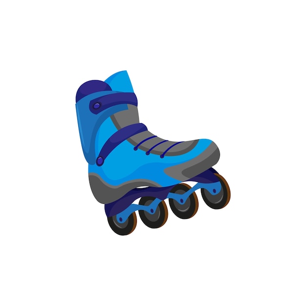 roller skates vector illustration in cartoon style