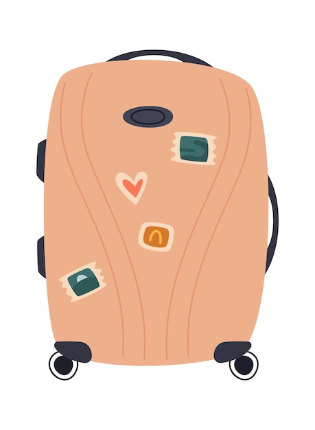 Rolling travel suitcase for clothes