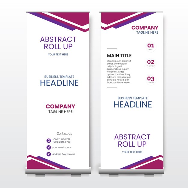 Rollup Banner template