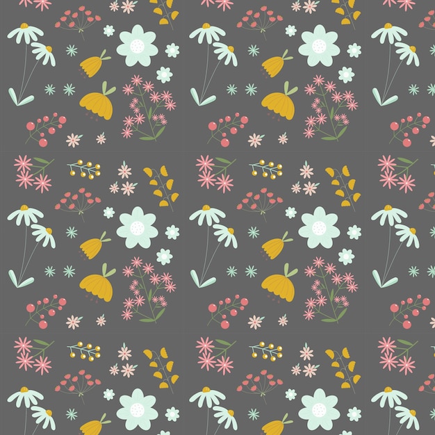 Romantic floral patterns