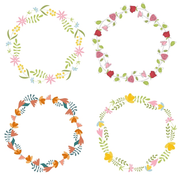 Romantic floral patterns