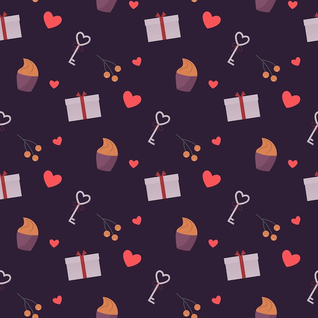 Romantic pattern design