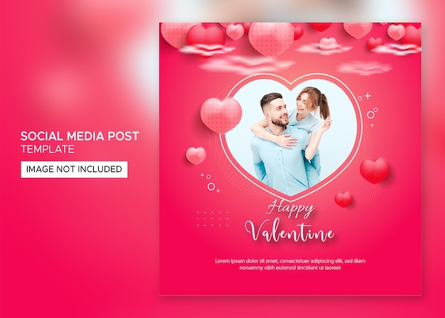 Romantic valentine decoration Happy valentines day Premium Vector