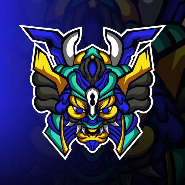 Ronin monsters gaming esport mascot logo