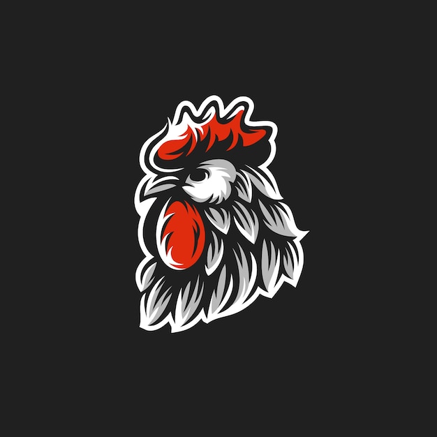 rooster head logo 