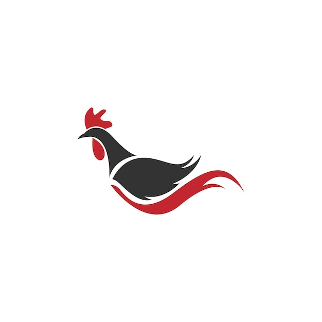 Rooster Logo Icon Design Template vector