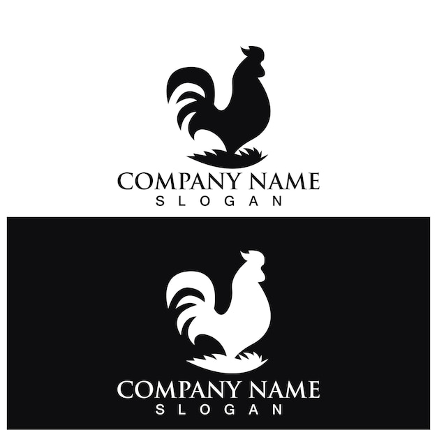 Rooster Logo Template