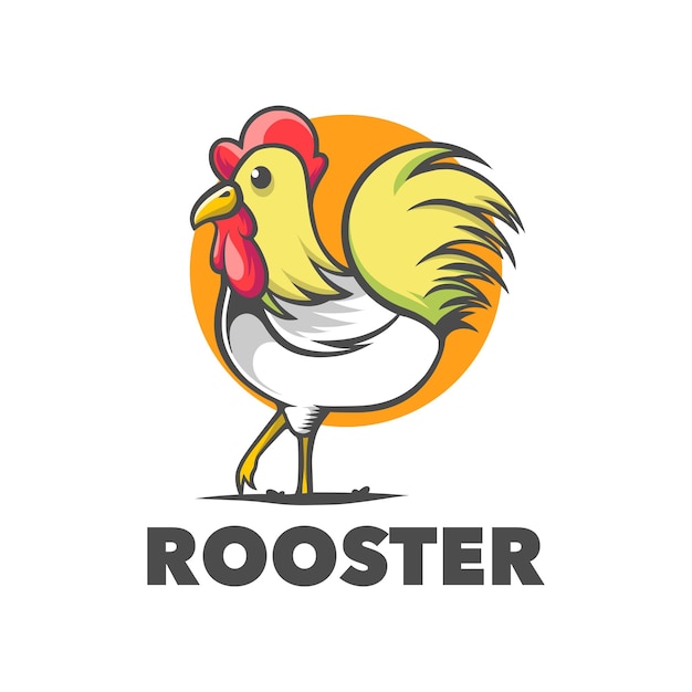 A rooster logo with the title'rooster '