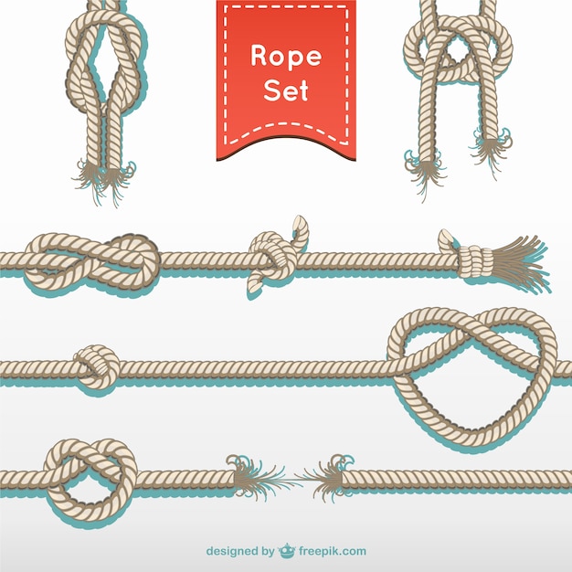 Vector the rope rope