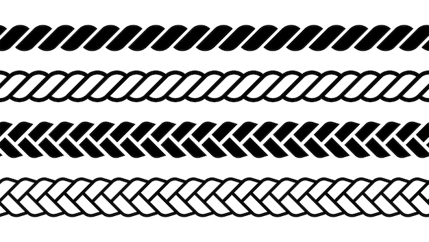 Rope seamless pattern.