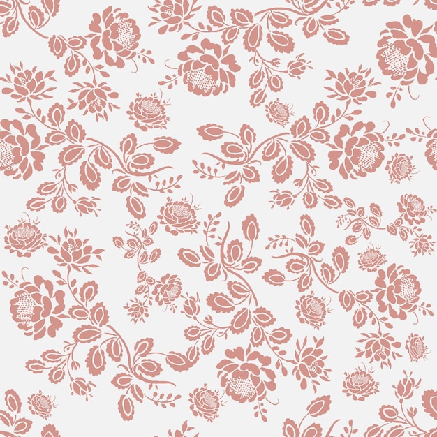 Rose floral seamless pattern background wallpaper