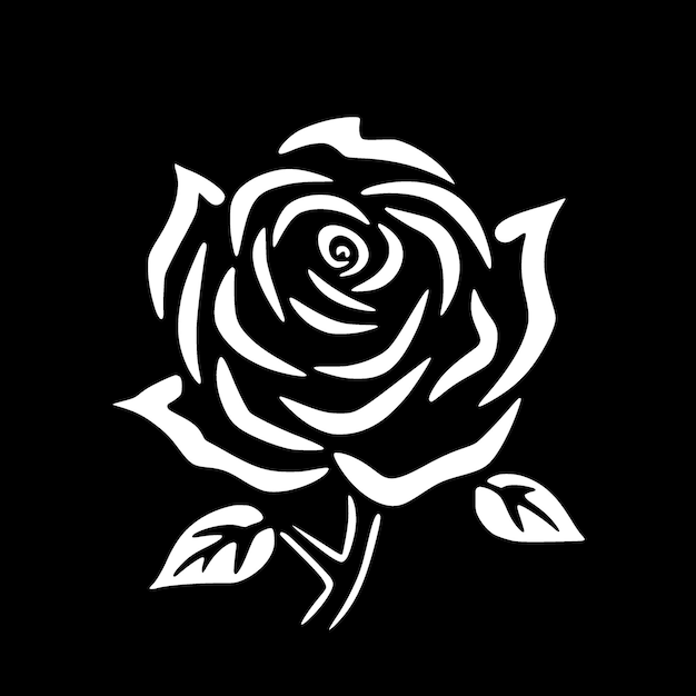 Rose High Quality Vector Logo Vector illustration ideal for Tshirt graphic