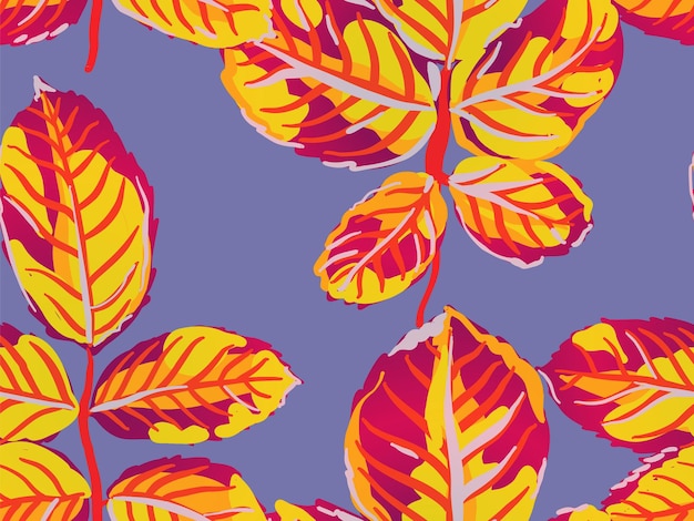 Rose Lemon Seamless Pattern Continuous Floral Design Summer Peonies Leaves and Buds Sleepwear