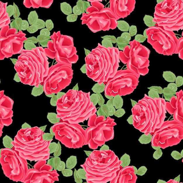 Rose Seamless pattern