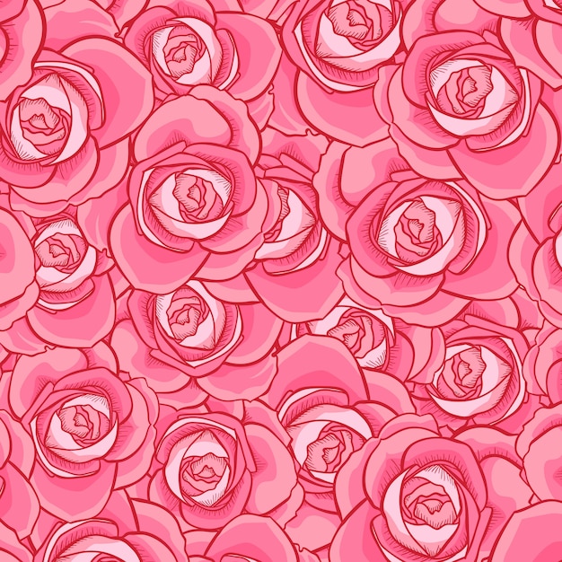 Rose Seamless Pattern