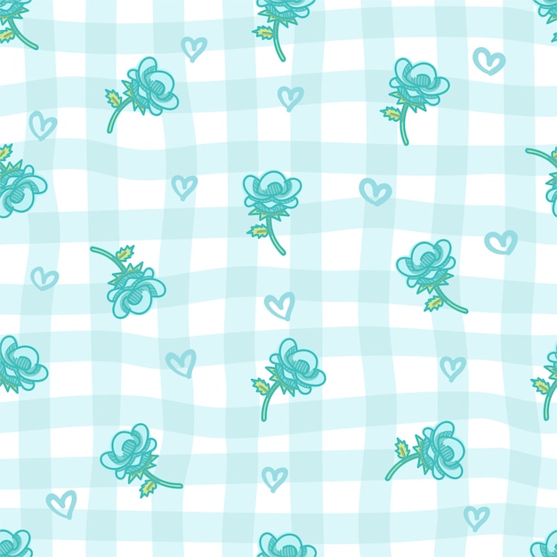 rose seamless pattern 