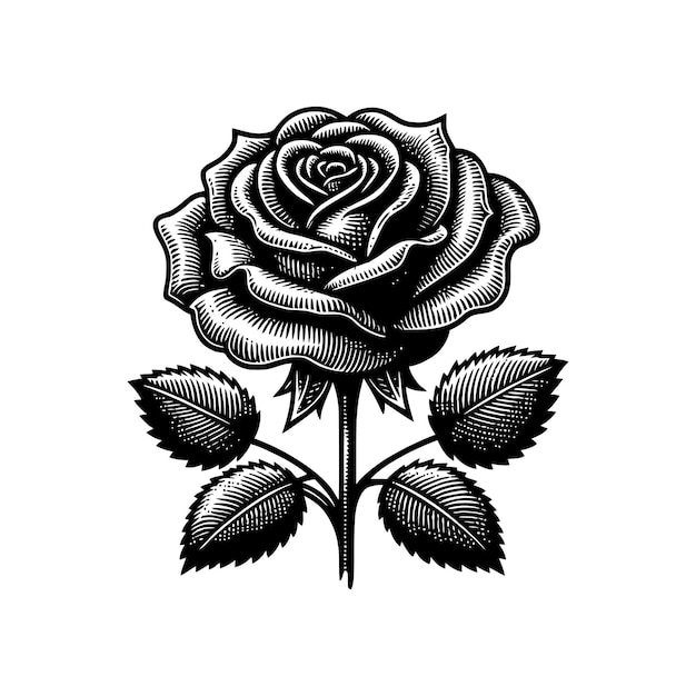 rose silhouette