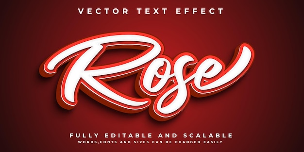 ROSE TEXT EFFECT