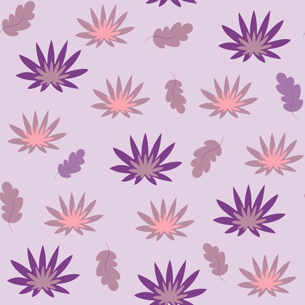 Rose tropical leaves pattern