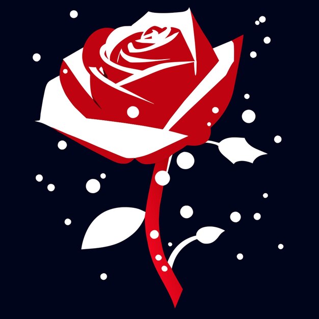 rose vector illustration