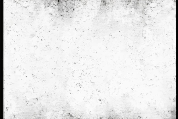 Rough black and white texture vector Distressed overlay texture Grunge background