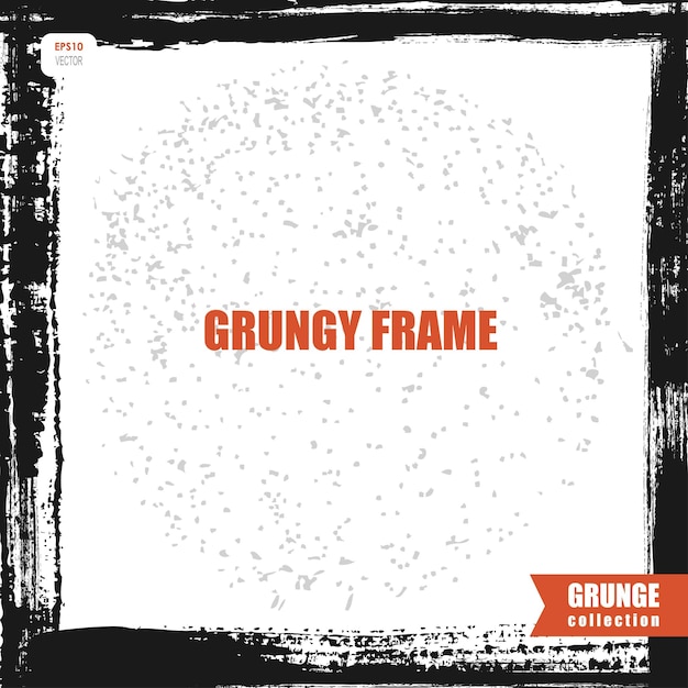 Rough grunge frame