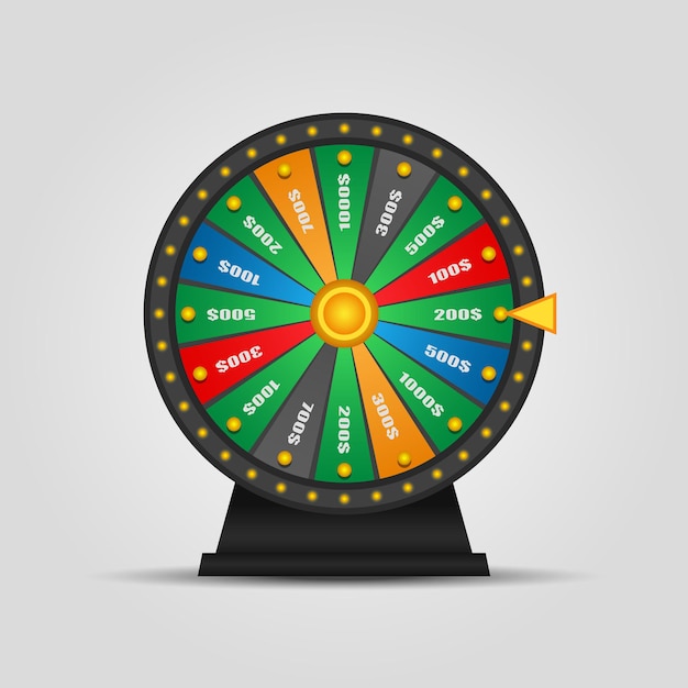 Roulette wheel of fortune icon