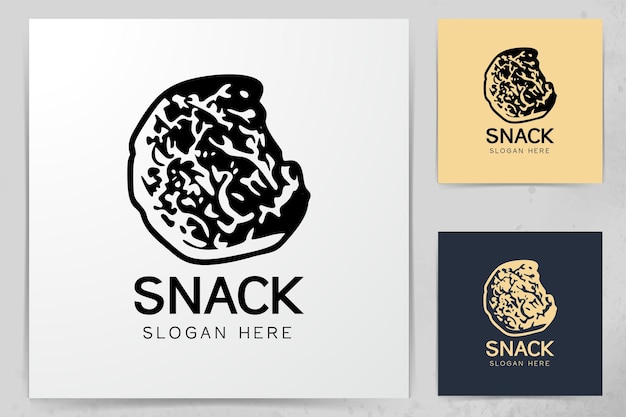 Round cake logo design inspiration