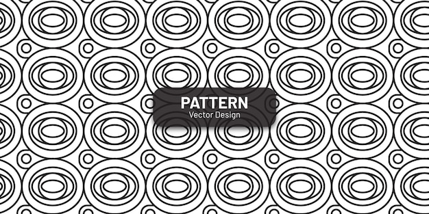 Vector round decorative pattern