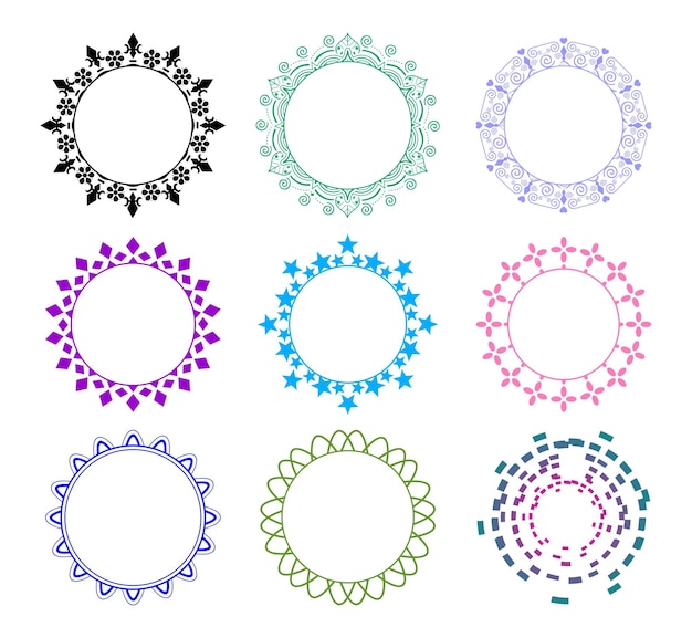 Round Frames For Keychain Designs